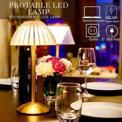 Touch Sensor Diamond Table Lamp LED Desktop Night Light Nordic Decoration Desk Lamps Bar Hotel Bedroom Bedside Crystal Lighting