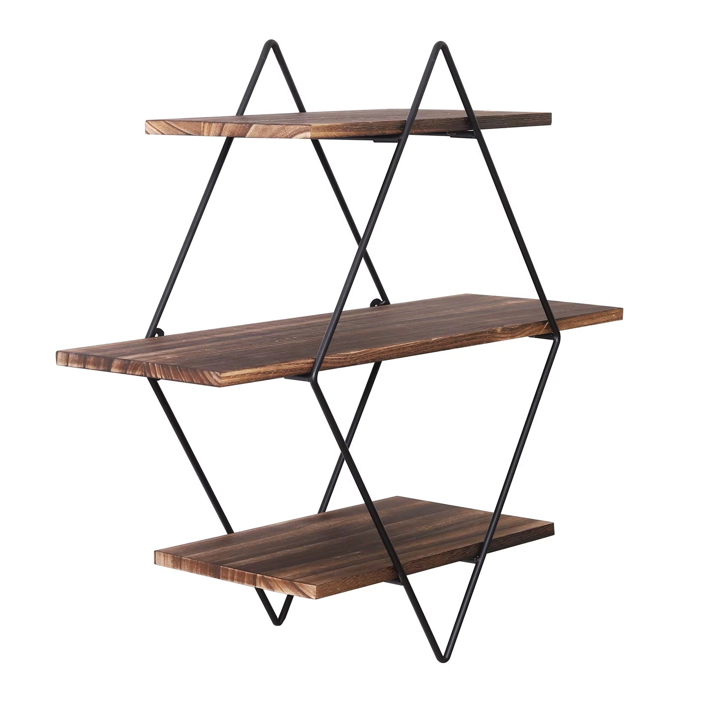 Wall Mounted Wooden Floating Shelves Decorative Kitchen Wall Display Shelf