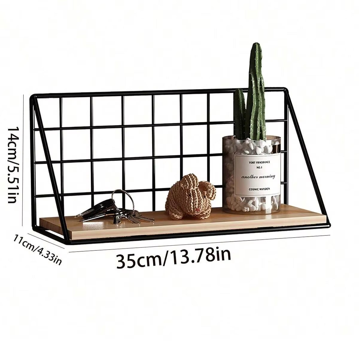 Creative Wall Mounted Shelves, Bedroom Walls, Iron Wall Hanging Baskets, Storage Racks, Storage Baskets, Hanging Racks